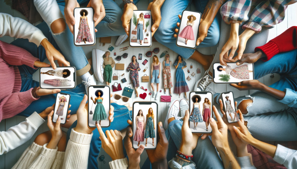 Diverse Audience Engaging with Fashion Content on Instagram, Global Fashion Interaction.