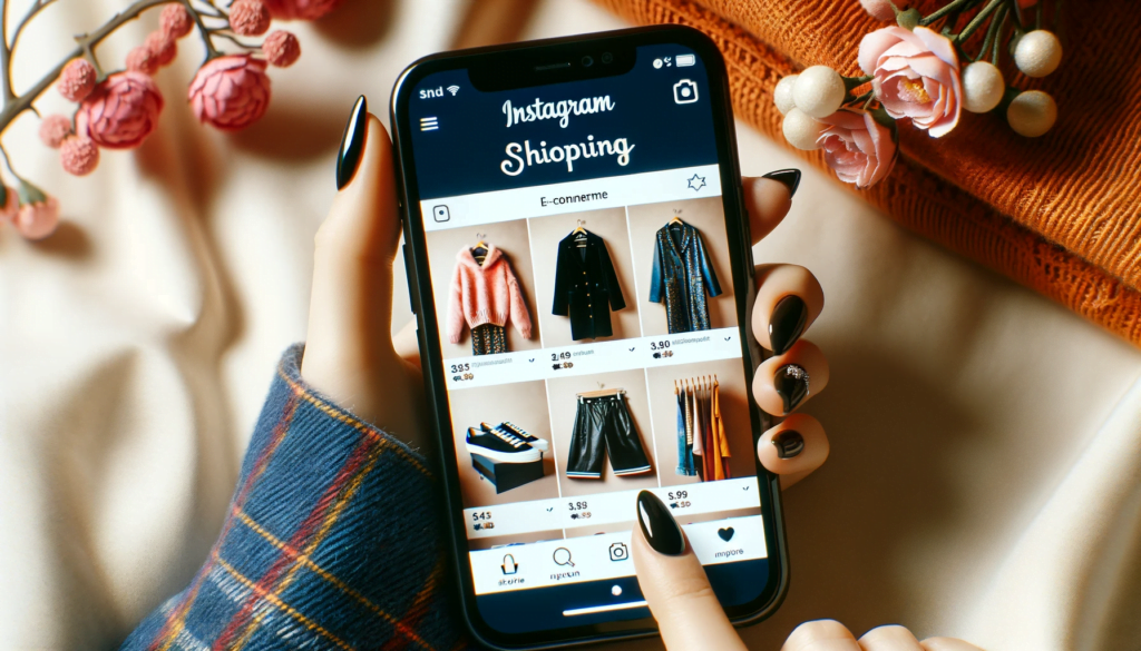 Instagram's E-commerce Feature displaying Fashion Products, showcasing Online Fashion Shopping.