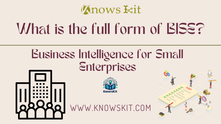 BISE : Business Intelligence for Small Enterprises