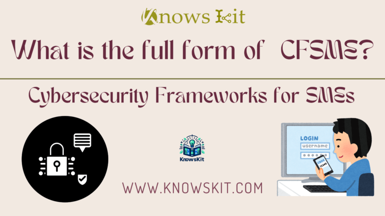 CFSME : Cybersecurity Frameworks for SMEs