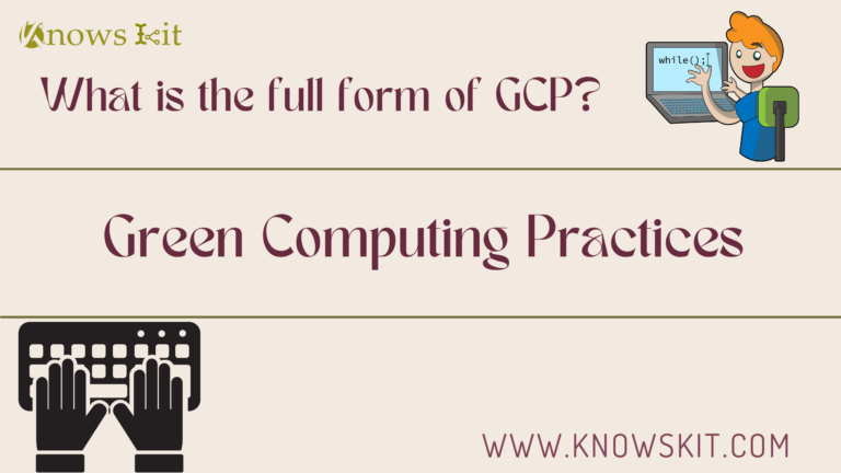 GCP : Green Computing Practices