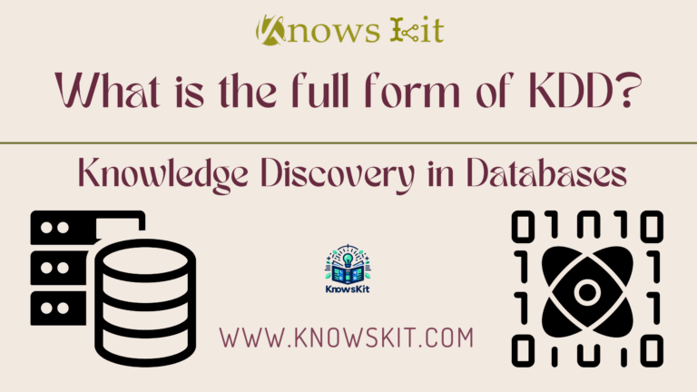 KDD: Knowledge Discovery in Databases