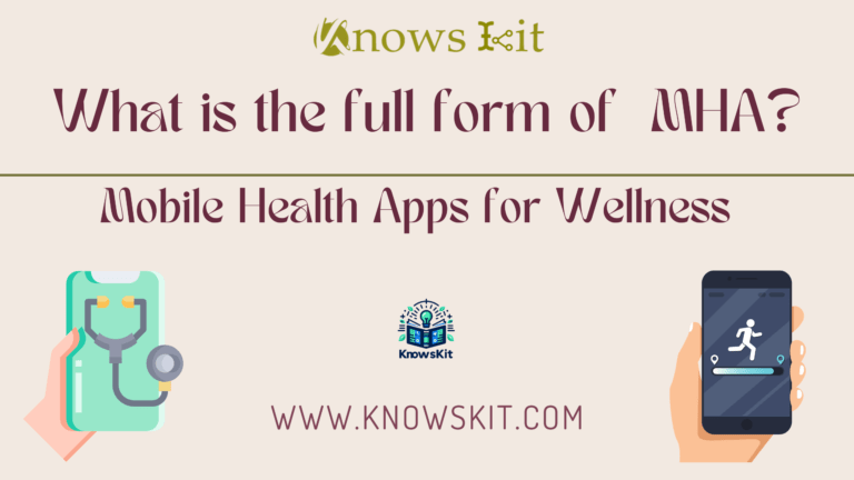 MHA : Mobile Health Apps for Wellness