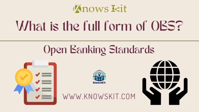 OBS: Open Banking Standards