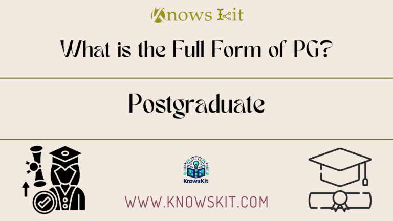 PG : Postgraduate