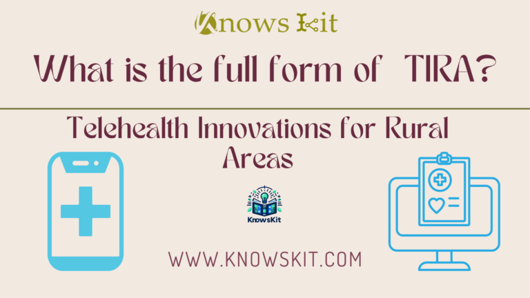 TIRA : Telehealth Innovations for Rural Areas