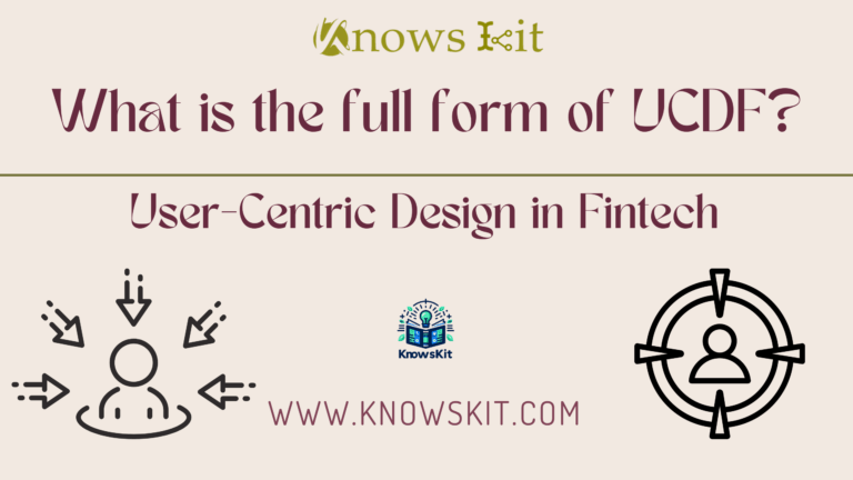 UCDF: User-Centric Design in Fintech