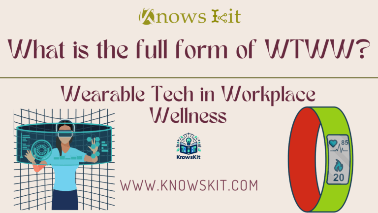 WTWW : Wearable Tech in Workplace Wellness