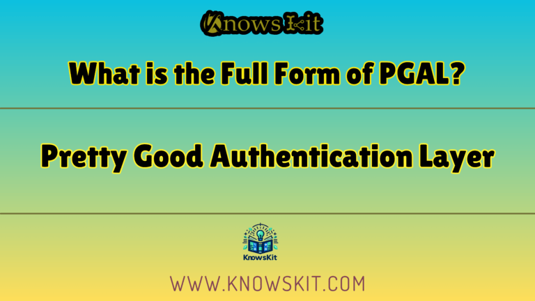 What is the Full Form of PGAL