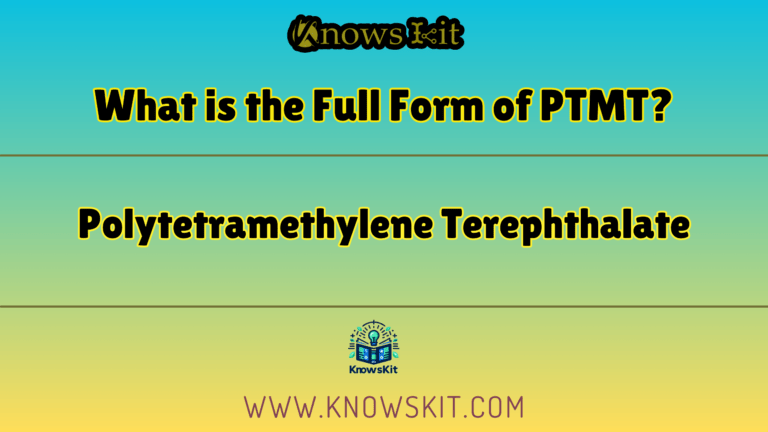 What is the Full Form of PTMT