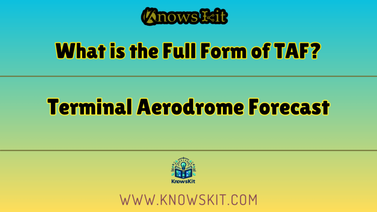 What is the Full Form of TAF