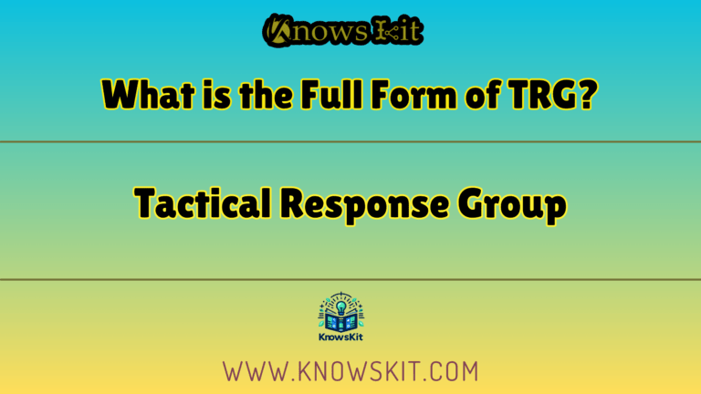 What is the Full Form of TRG