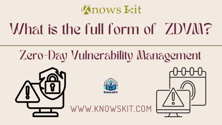 ZDVM : Zero-Day Vulnerability Management